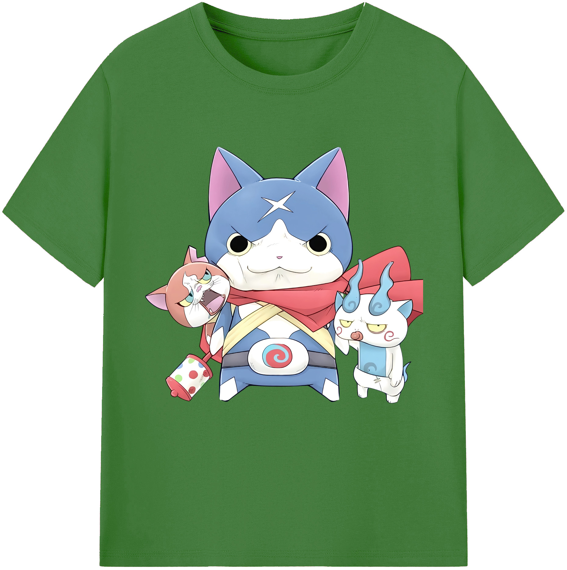 （画像用） 妖怪ウォッチ Yo-kai Watch レディースカジュアルプリントTシャツ（綿100％）